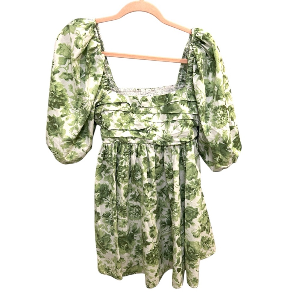 Abercrombie & Fitch Leafy Green Mini Dress